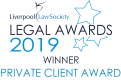 Liverpool Law Society Legal Awards 2019 - Winner Private Client Award