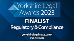 Yorkshire legal awards finalist regulatory