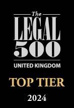 Legal 500 top tier 2024 logo